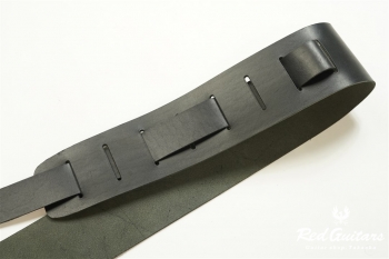 Plain Leather - Ebony & Rhombus Studs